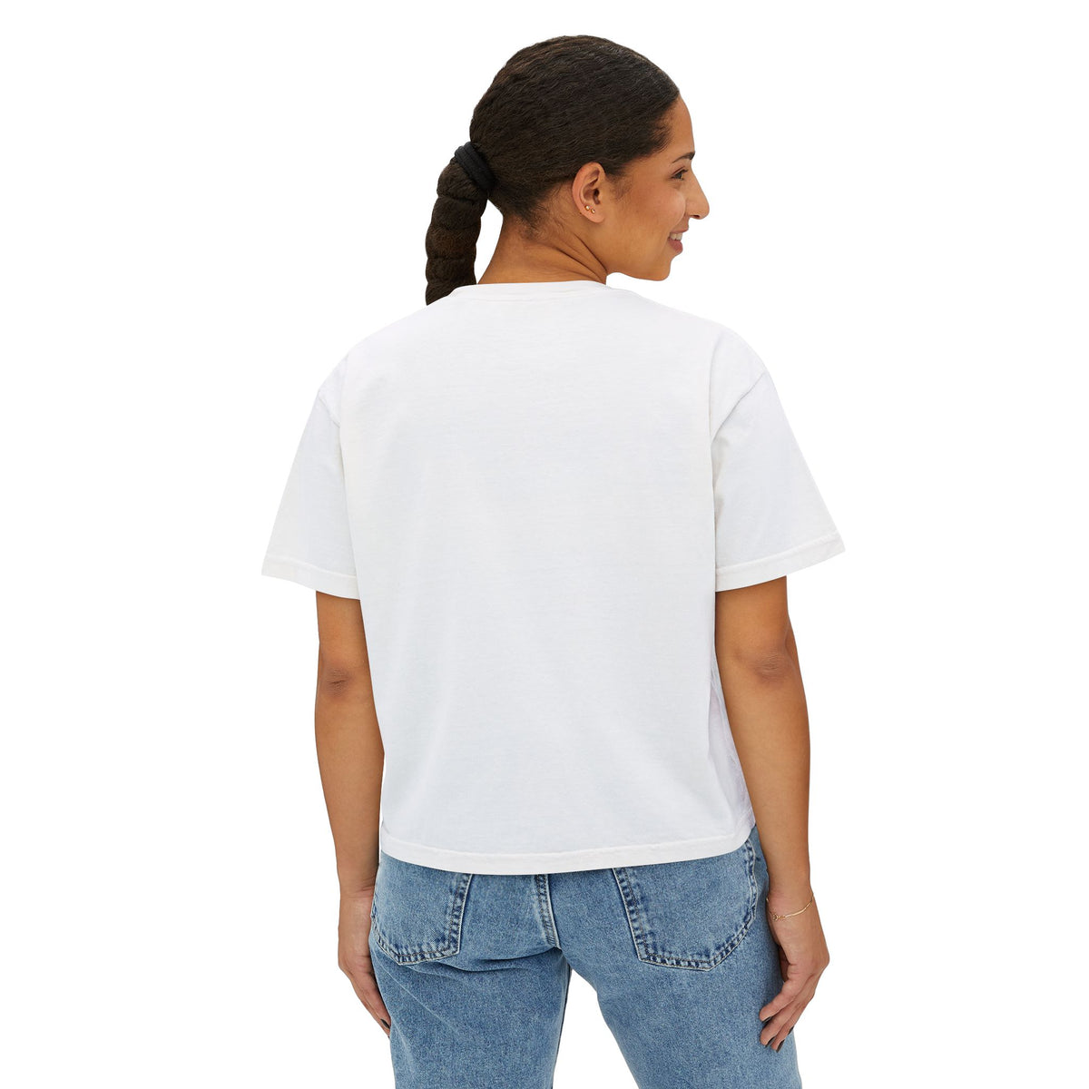 Boxy Tee — Script Quote "The President of the United States and the dumbest person on earth should be two different people"