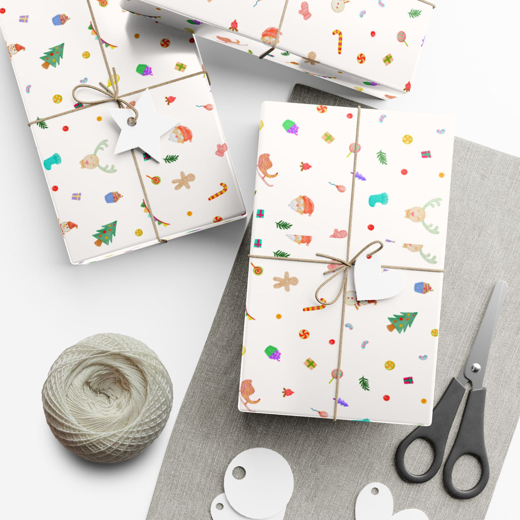 Whimsical Gift Wrap Papers, Decorative Wrapping Paper, Festive Gift Wrap, Holiday Wrapping Paper, Seasonal Gift Wrap