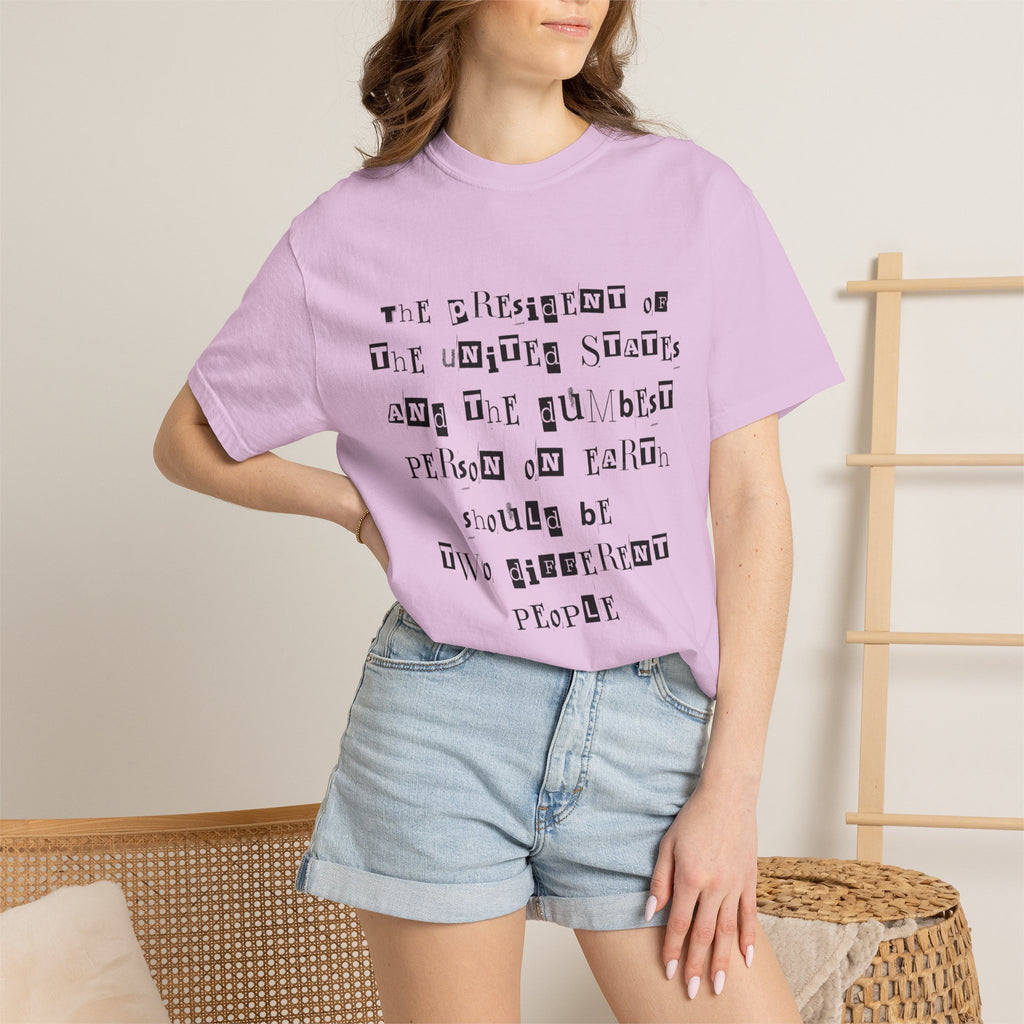Vintage Typography Quote T-Shirt — "Two Different People" Statement Tee