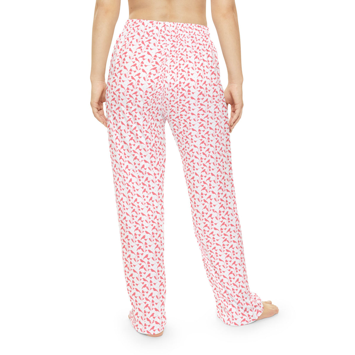 Floral Pink Women's Pajama Pants — Cozy Cotton Lounge Sleepwear