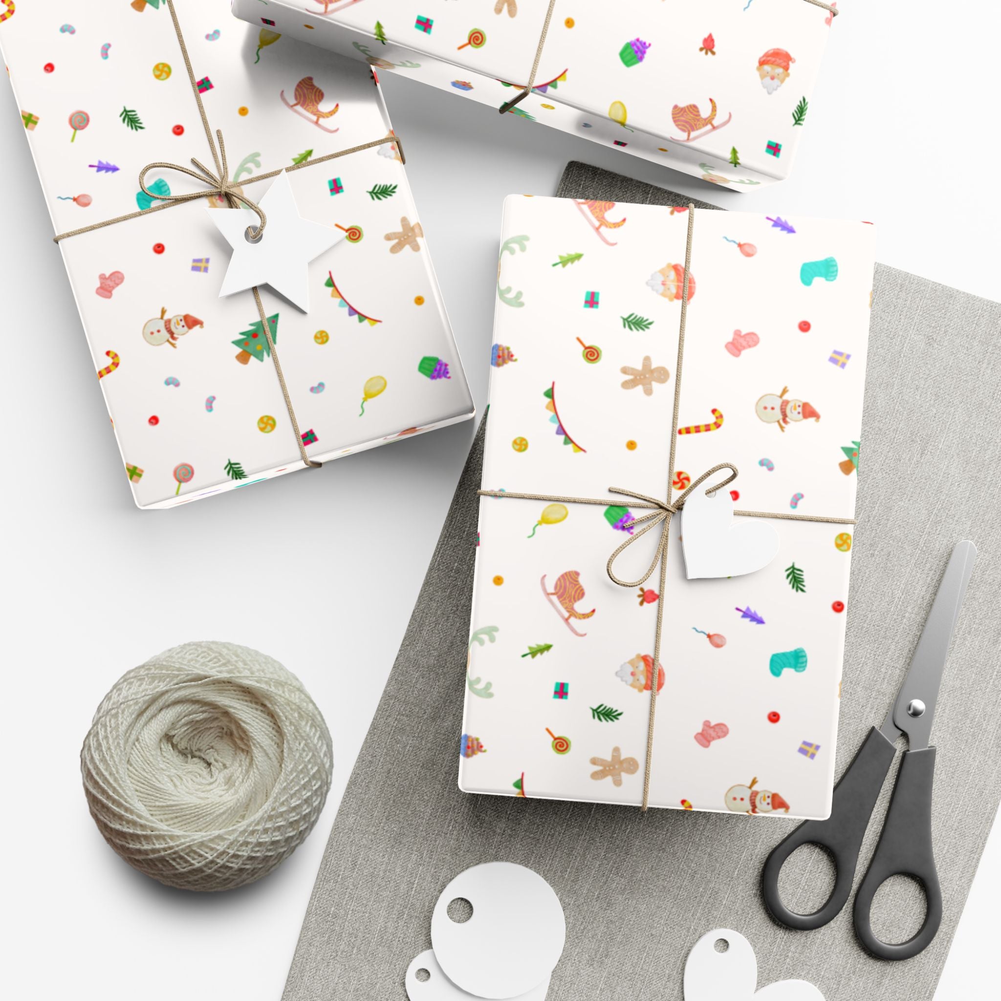Whimsical Gift Wrap Papers, Decorative Wrapping Paper, Festive Gift Wrap, Holiday Wrapping Paper, Seasonal Gift Wrap