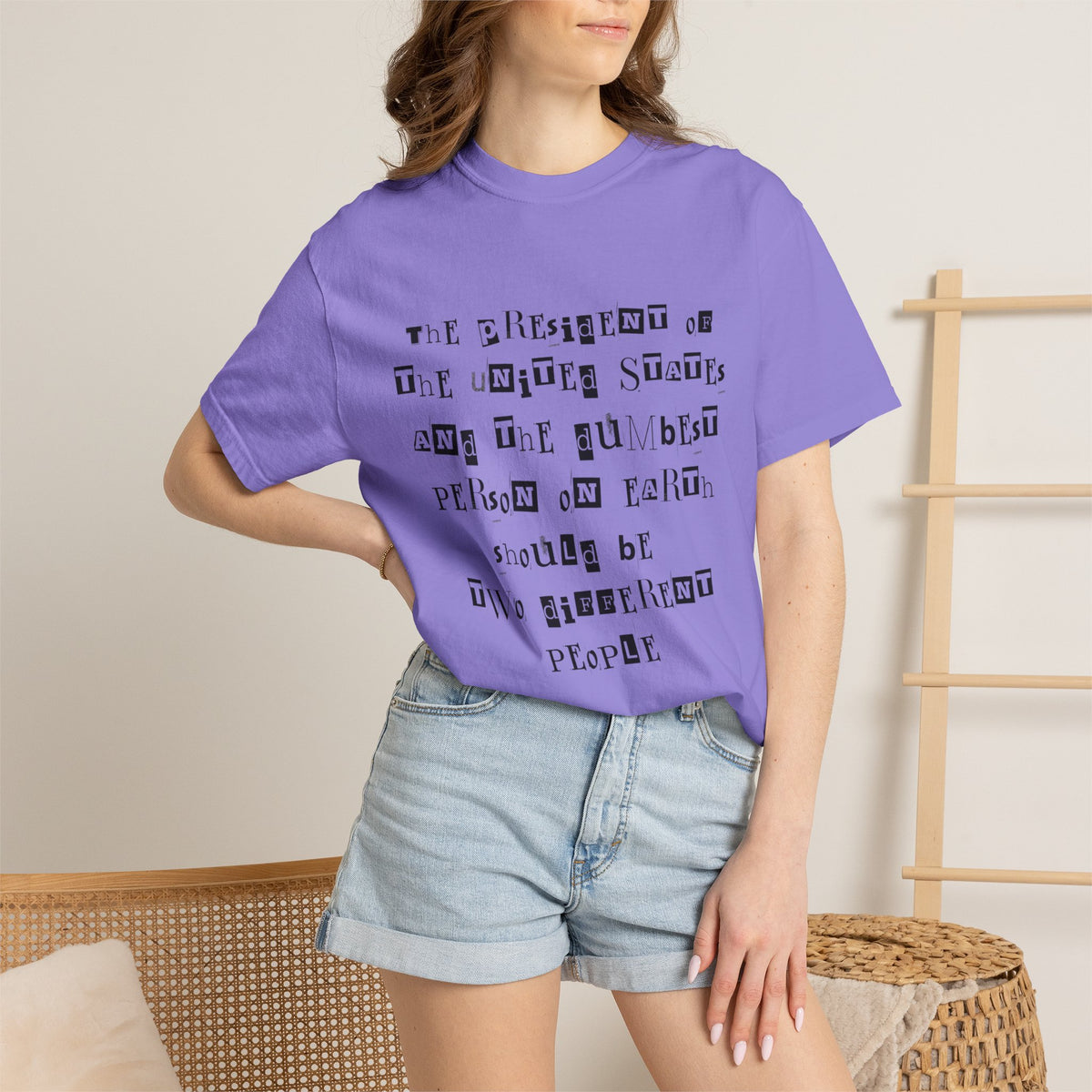 Vintage Typography Quote T-Shirt — "Two Different People" Statement Tee