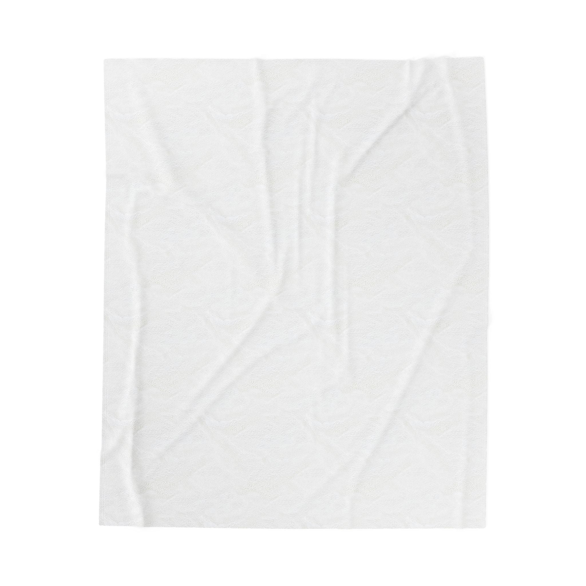 Valentine's Day Velveteen Plush Blanket — Romantic Hand-Drawn Cute Design
