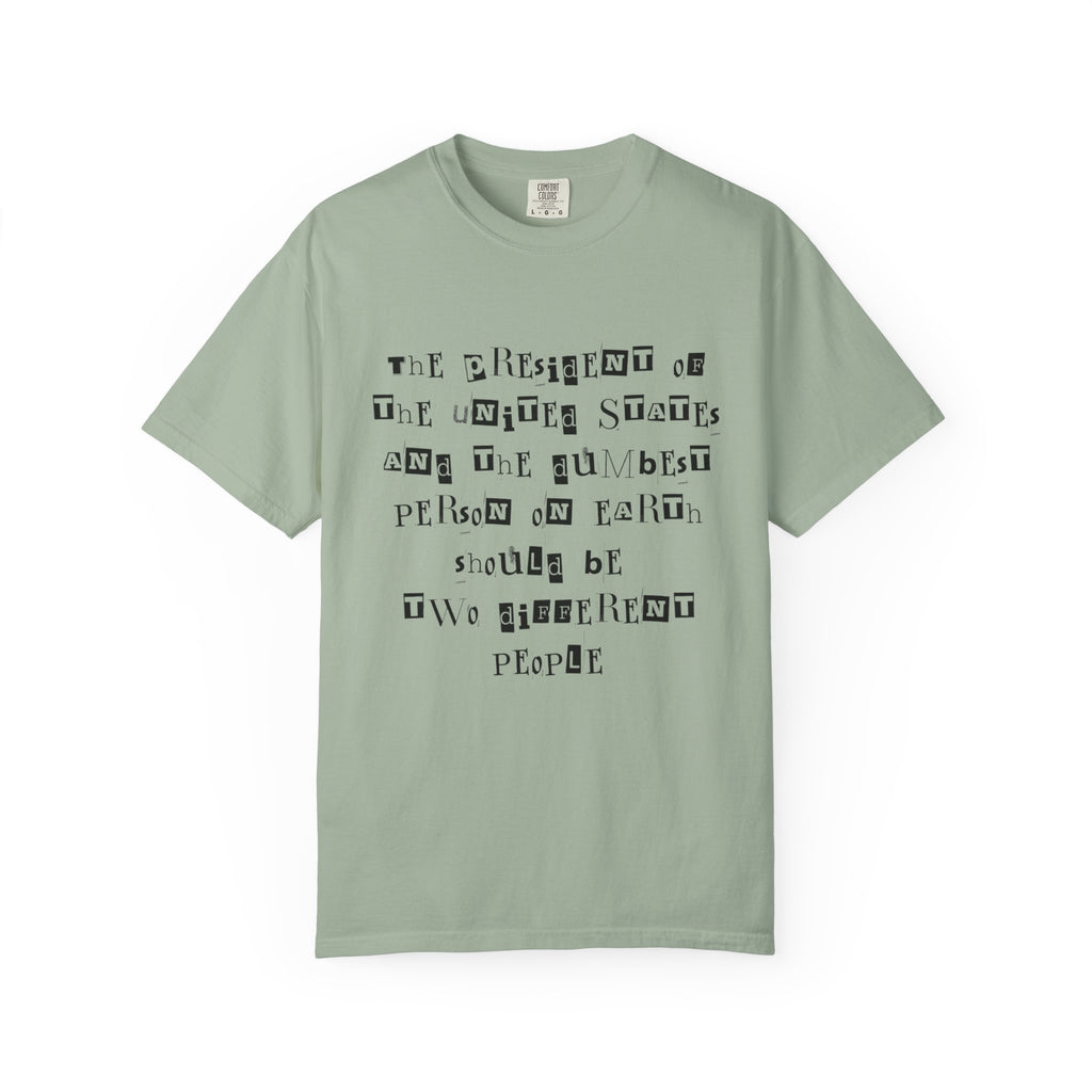 Vintage Typography Quote T-Shirt — "Two Different People" Statement Tee