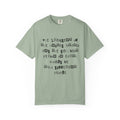 Vintage Typography Quote T-Shirt — "Two Different People" Statement Tee