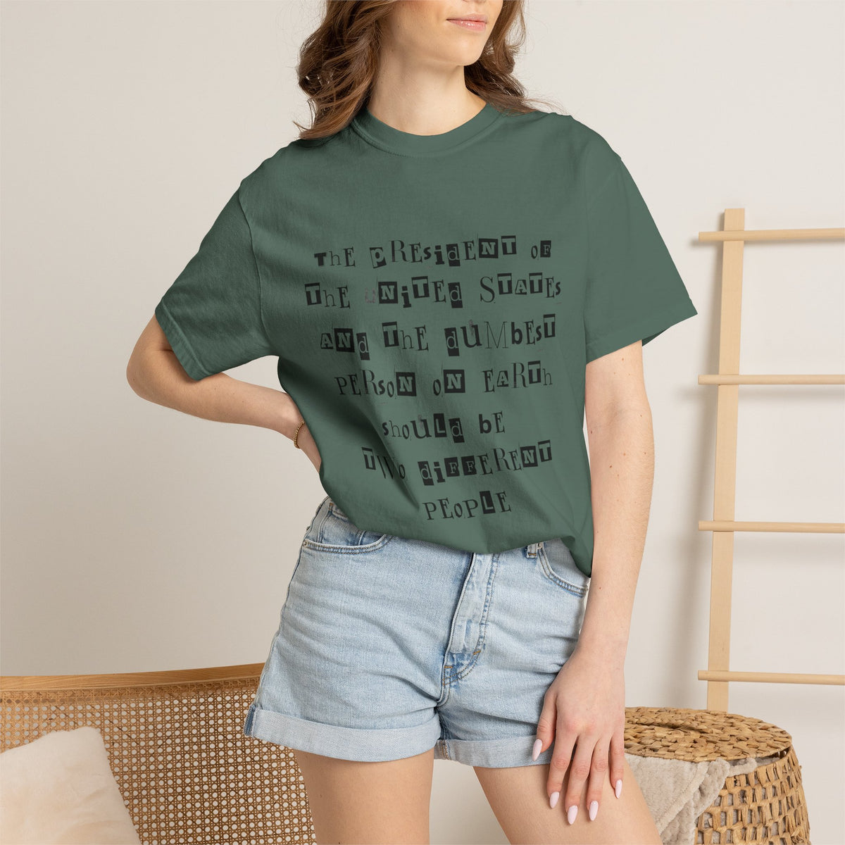 Vintage Typography Quote T-Shirt — "Two Different People" Statement Tee