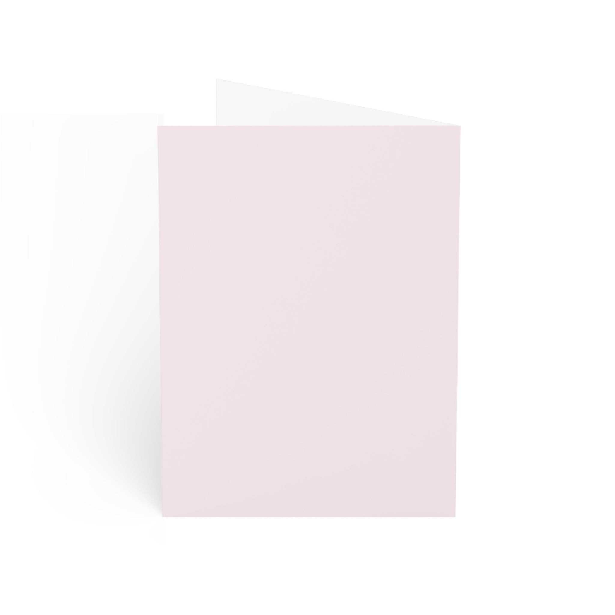 Merry Christmas, Pink Christmas, Modern Design Greeting Cards (1, 10, 30, and 50pcs)