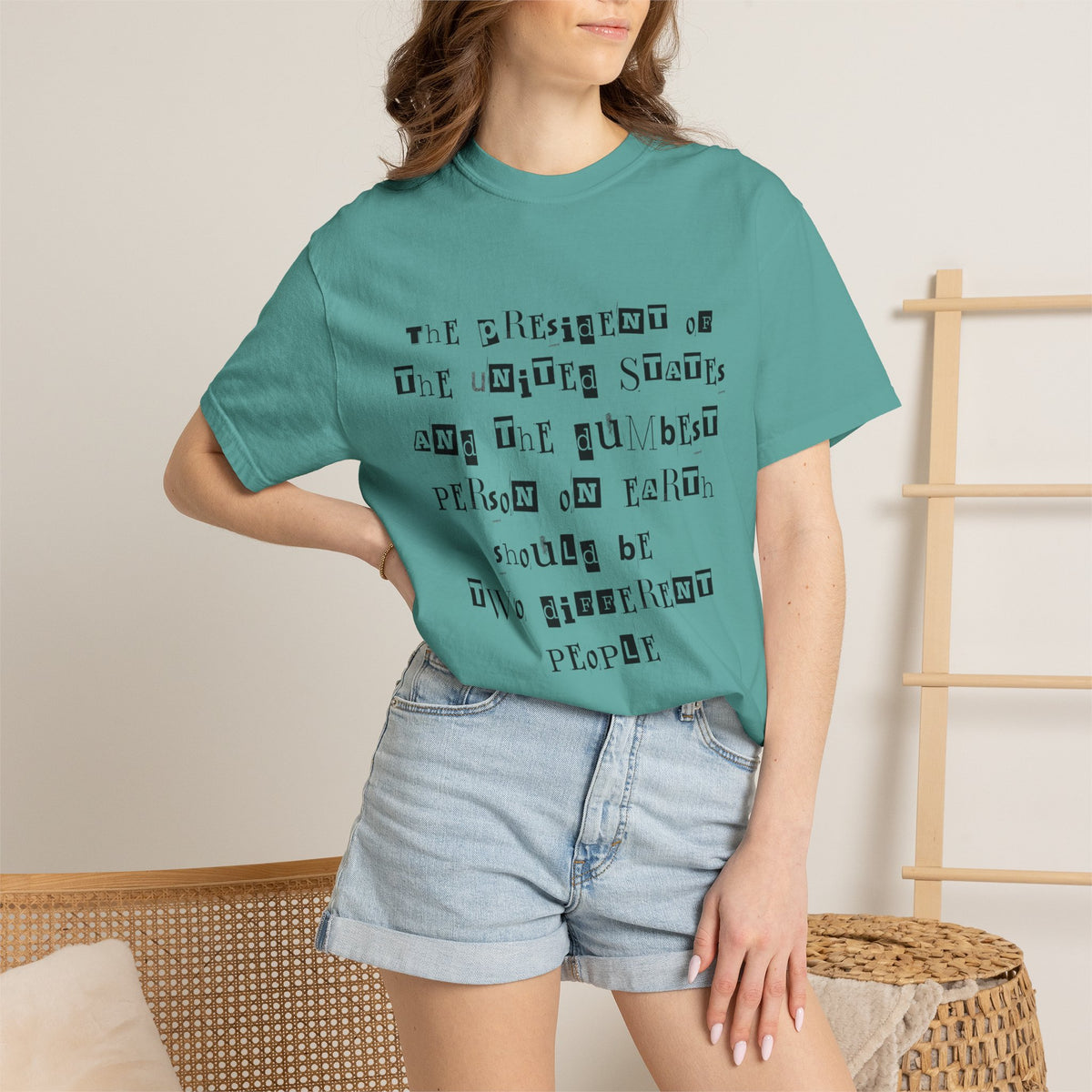 Vintage Typography Quote T-Shirt — "Two Different People" Statement Tee