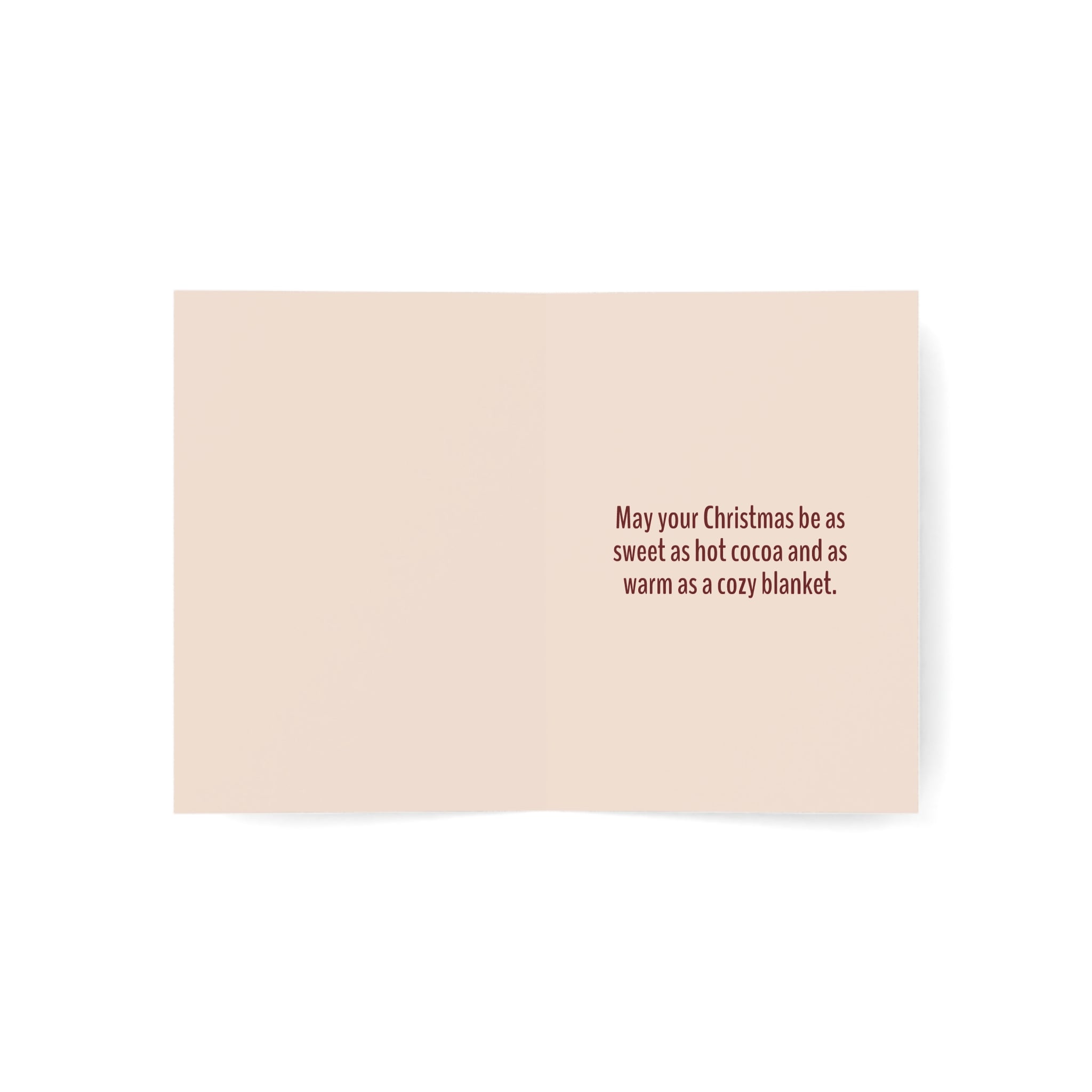 Christmas Cookies Card, Modern Design Greeting Cards (1, 10, 30, and 50pcs)