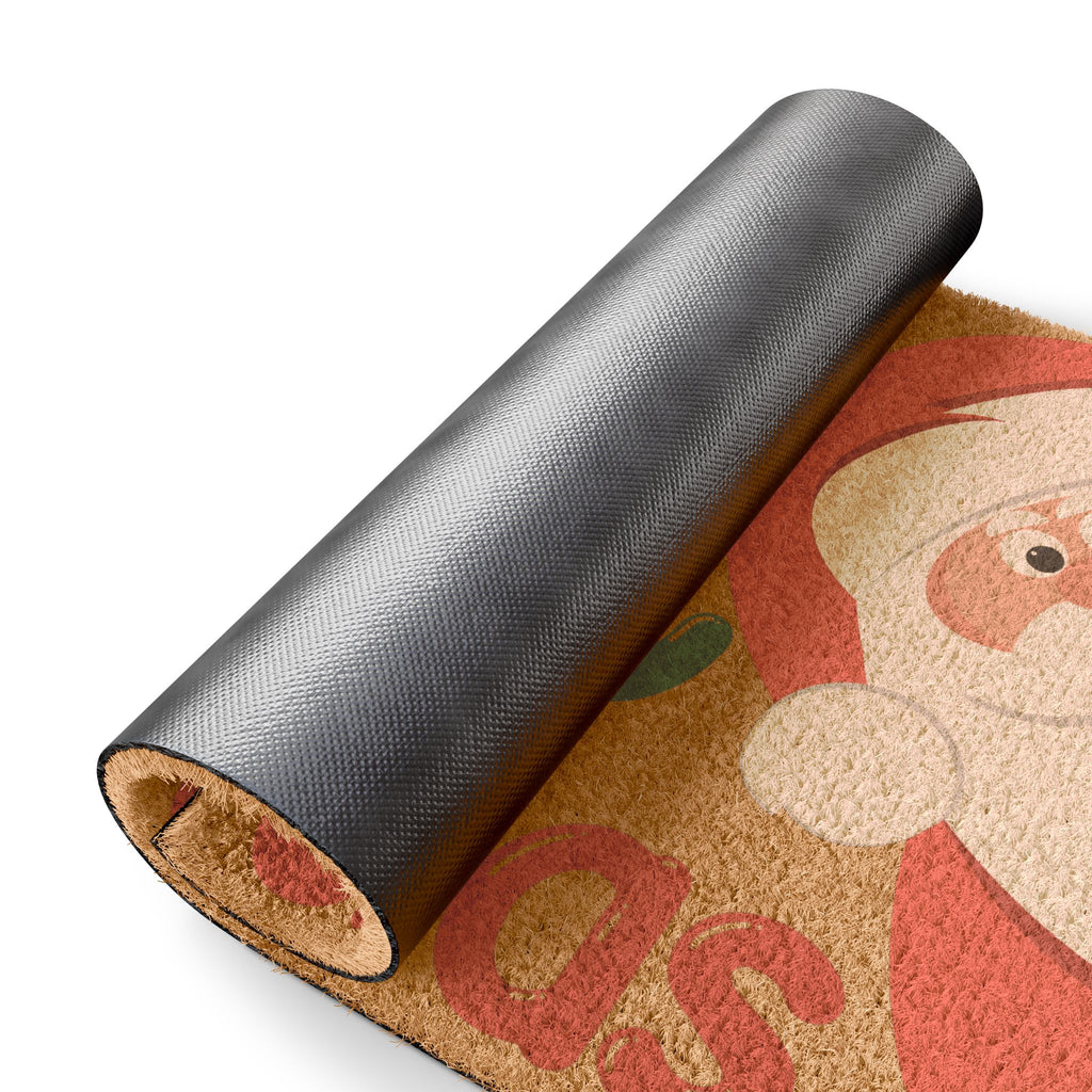 Christmas Doormat with Santa, Holiday Entryway Rug, Merry Christmas Welcome Mat, Festive Door Decor for Winter Celebrations, Seasonal [...]