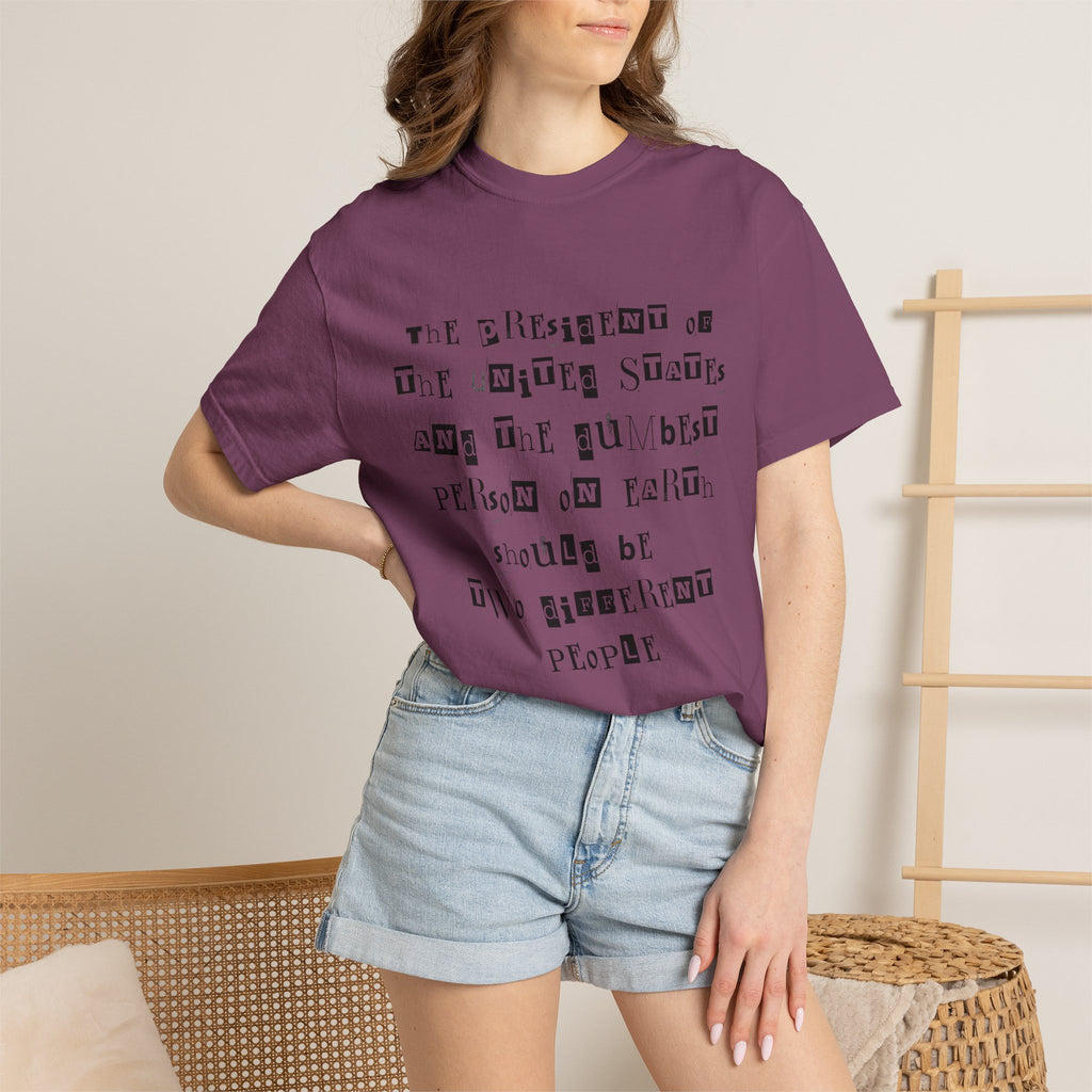 Vintage Typography Quote T-Shirt — "Two Different People" Statement Tee