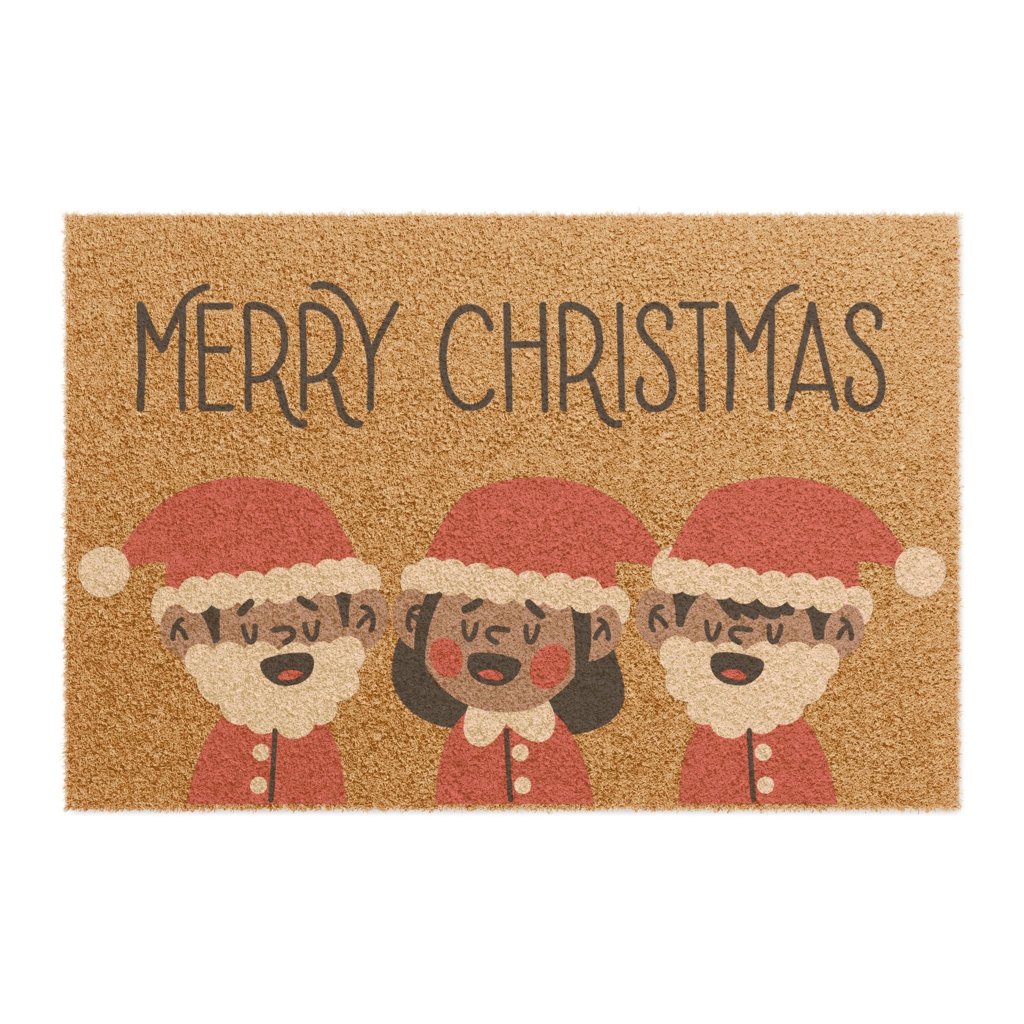 Carolers Doormat, Cristmas Doormat, Home Decor, Seasonal Decor, Holiday Decor