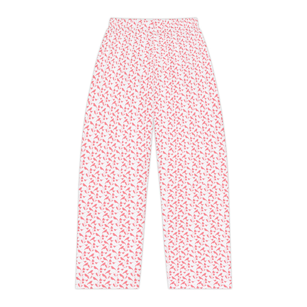Floral Pink Women's Pajama Pants — Cozy Cotton Lounge Sleepwear