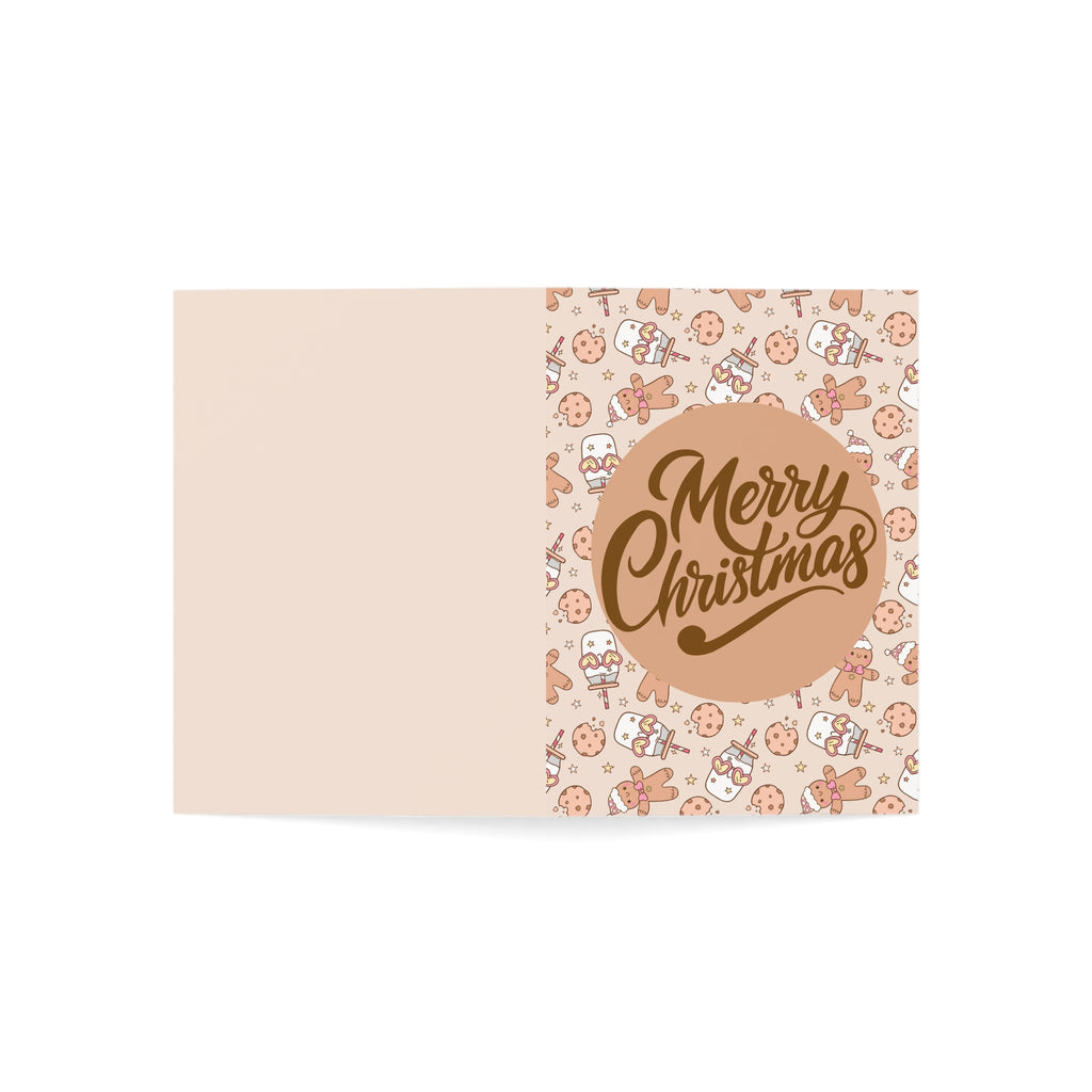 Christmas Cookies Card, Modern Design Greeting Cards (1, 10, 30, and 50pcs)