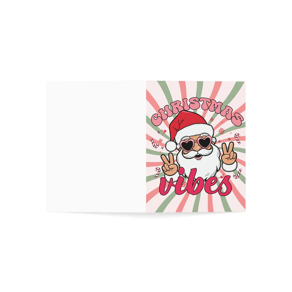 Christmas Vibes Greeting Cards - Set of 1, 10, 30, or 50 Pcs