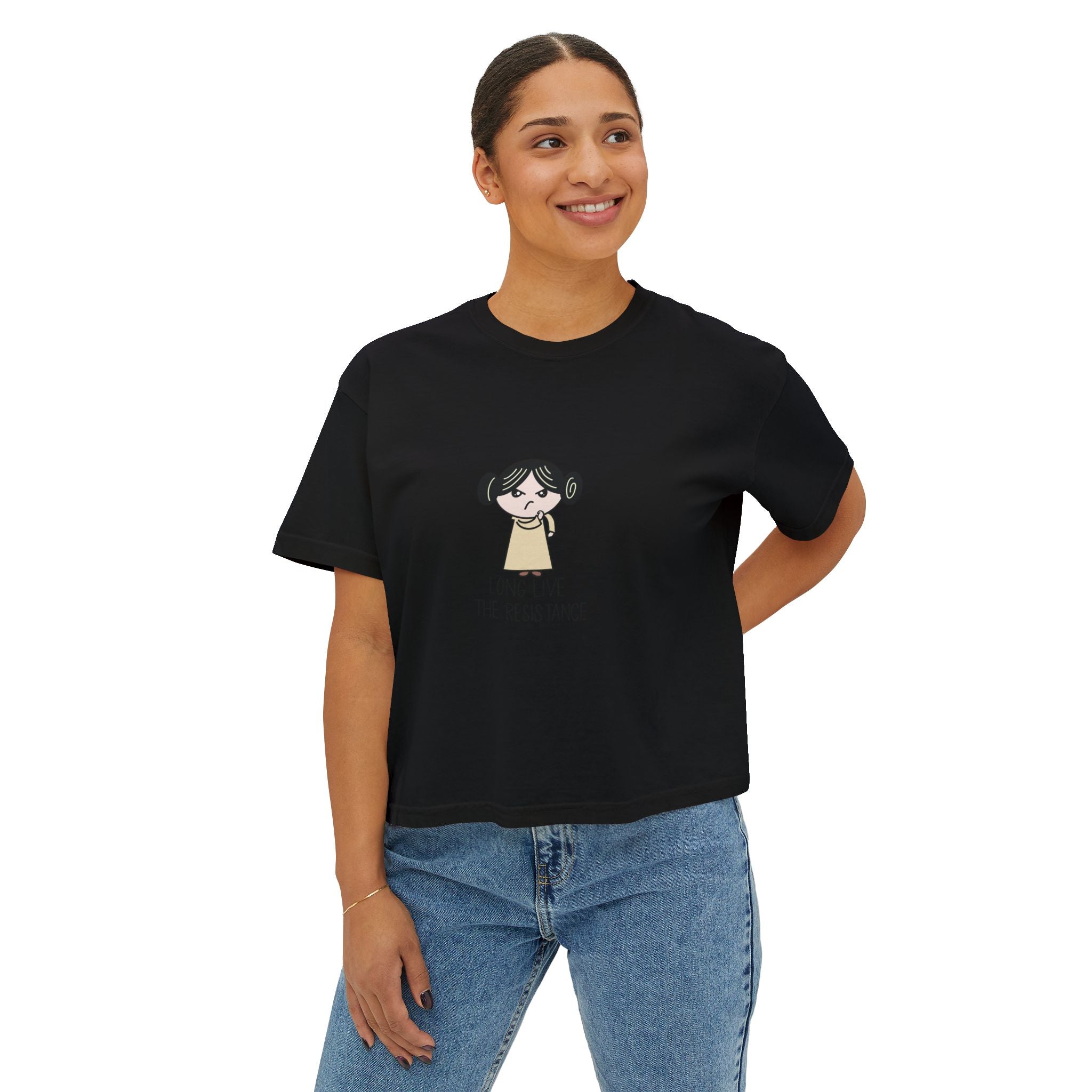 Empowerment Boxy Tee - 'Long Live the Resistance'