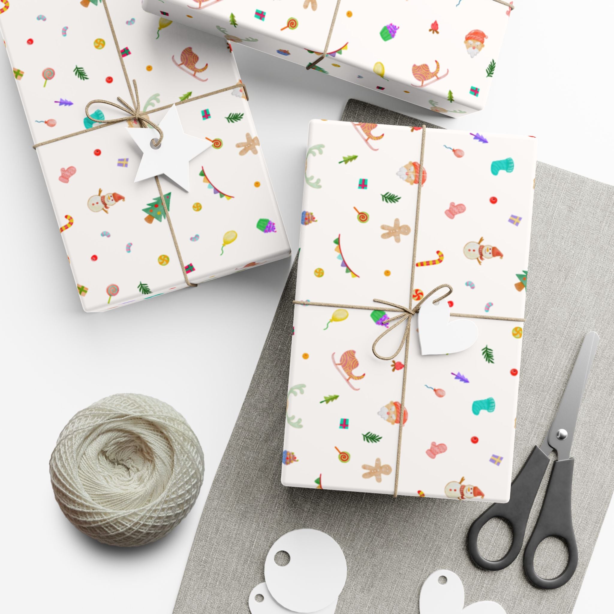 Whimsical Gift Wrap Papers, Decorative Wrapping Paper, Festive Gift Wrap, Holiday Wrapping Paper, Seasonal Gift Wrap