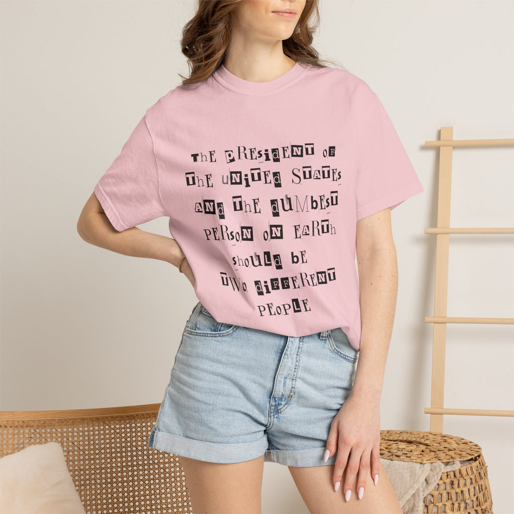 Vintage Typography Quote T-Shirt — "Two Different People" Statement Tee