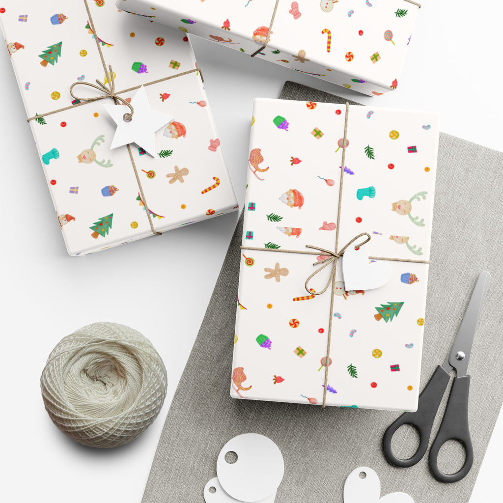 Whimsical Gift Wrap Papers, Decorative Wrapping Paper, Festive Gift Wrap, Holiday Wrapping Paper, Seasonal Gift Wrap