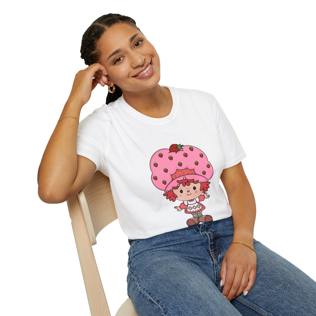 Strawberry Kiddo T-Shirt — Cute Vintage Strawberry Shortcake Style Graphic Tee