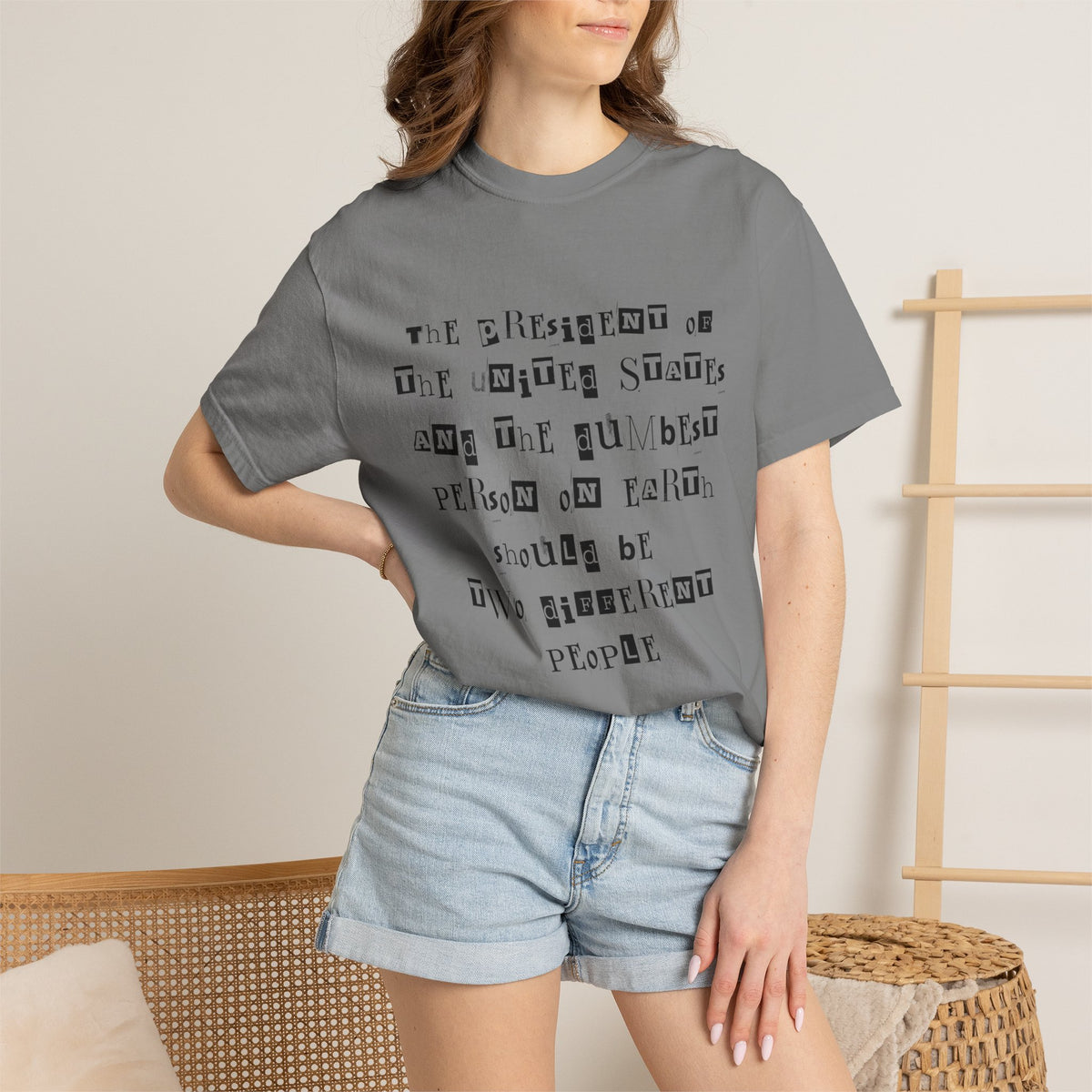 Vintage Typography Quote T-Shirt — "Two Different People" Statement Tee