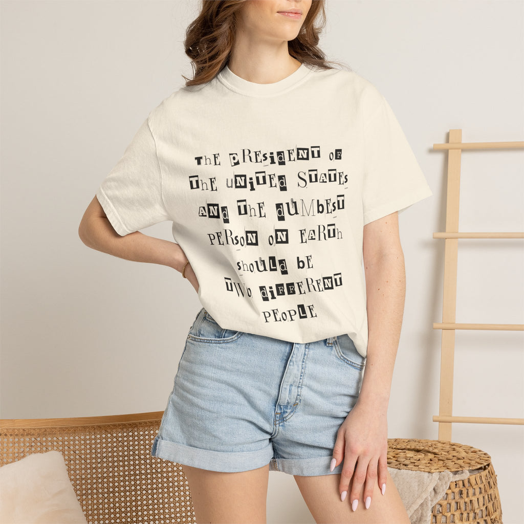 Vintage Typography Quote T-Shirt — "Two Different People" Statement Tee