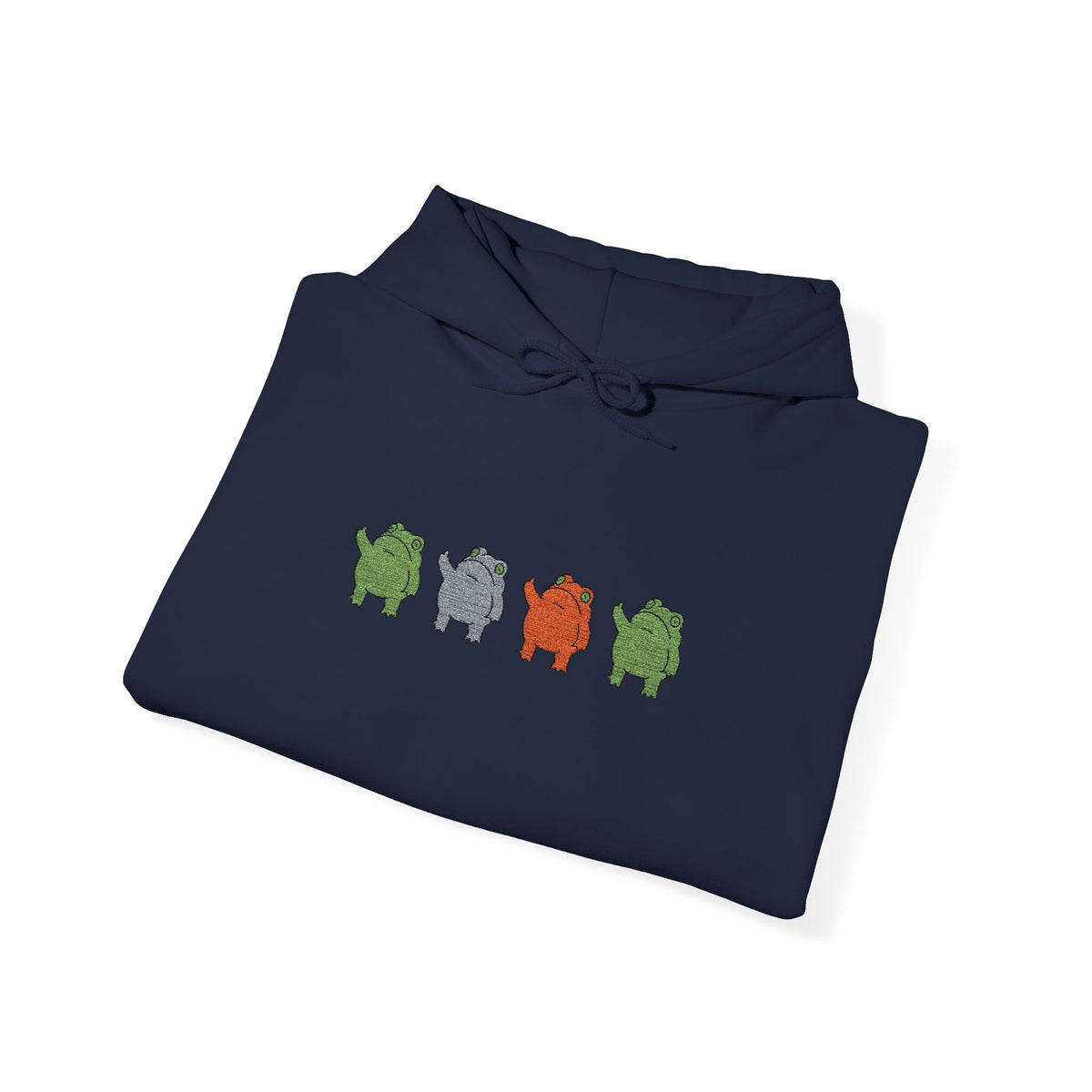 Pixel Monster Hoodie — Cute Retro Video Game Crew of Green, Gray & Orange Monsters