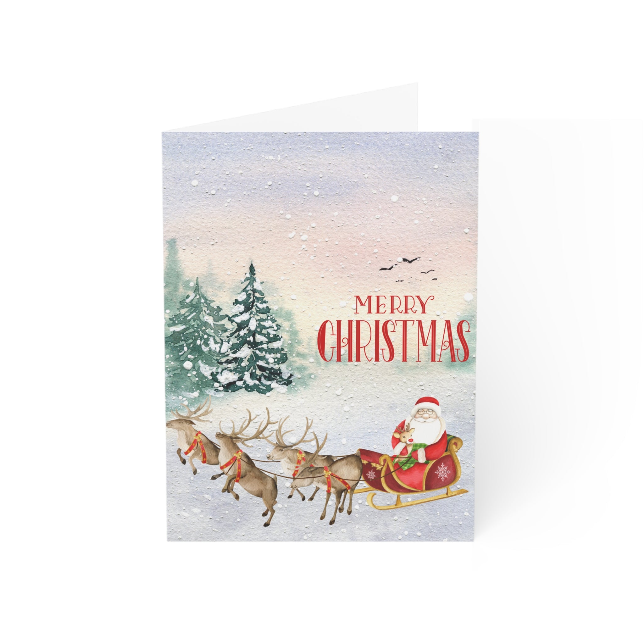 Christmas Greeting Cards - Bold and Modern Design (1, 10, 30, and 50pcs)