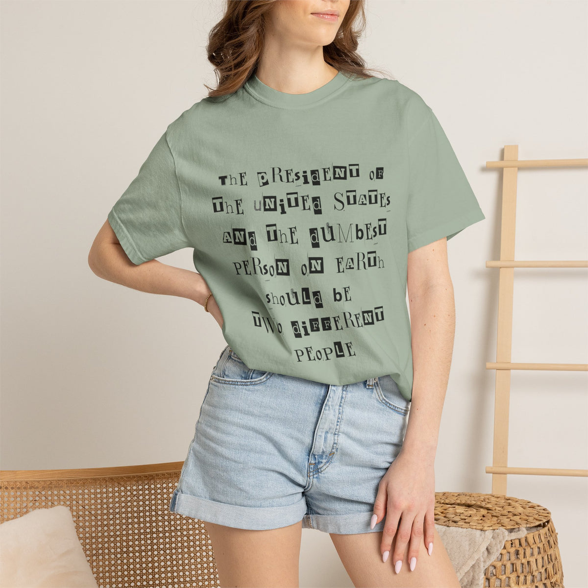 Vintage Typography Quote T-Shirt — "Two Different People" Statement Tee