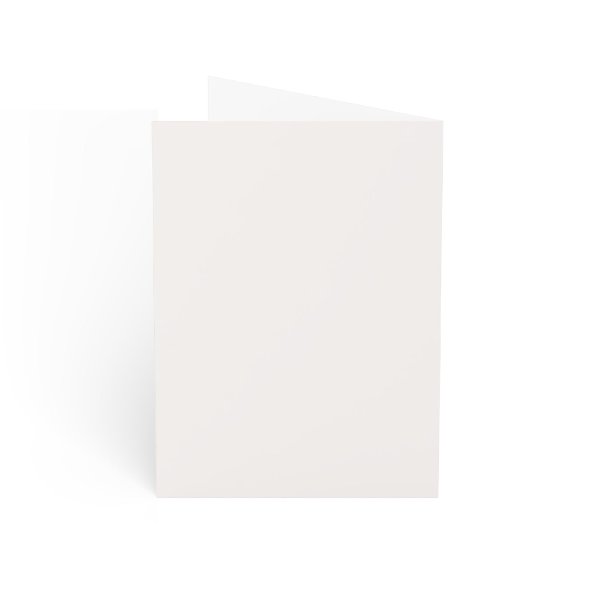 Merry Christmas Card, Pink Christmas, Modern Design Greeting Cards (1, 10, 30, and 50pcs)