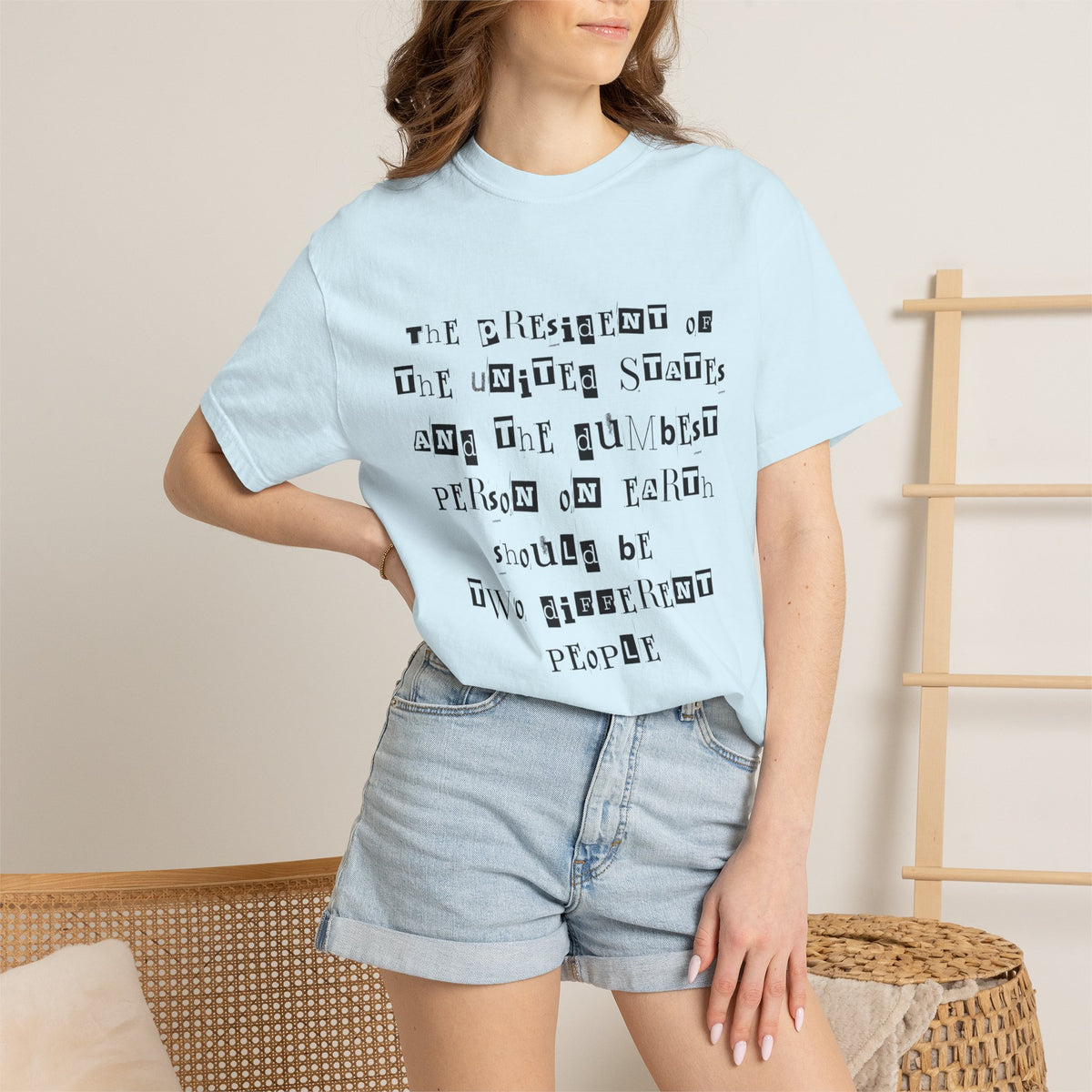 Vintage Typography Quote T-Shirt — "Two Different People" Statement Tee