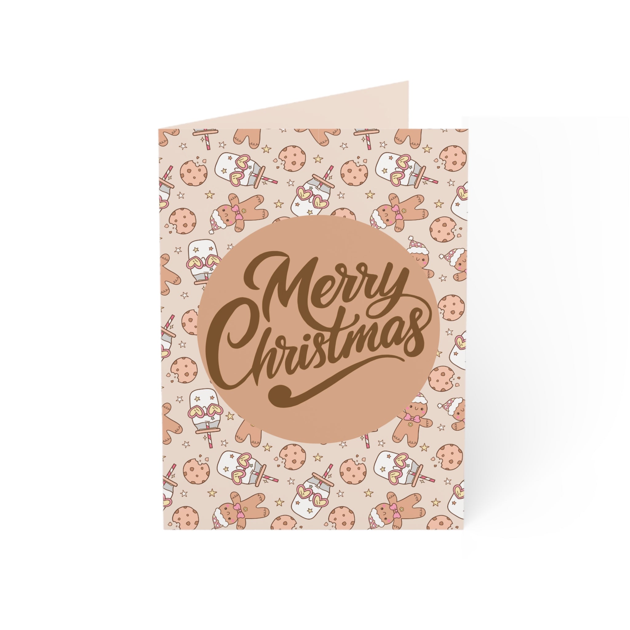 Christmas Cookies Card, Modern Design Greeting Cards (1, 10, 30, and 50pcs)